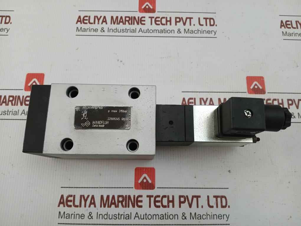 Wandfluh Hydraulic Solenoid Valve Aedrvn10/100