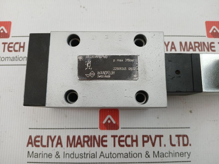Wandfluh Hydraulic Solenoid Valve Aedrvn10/100