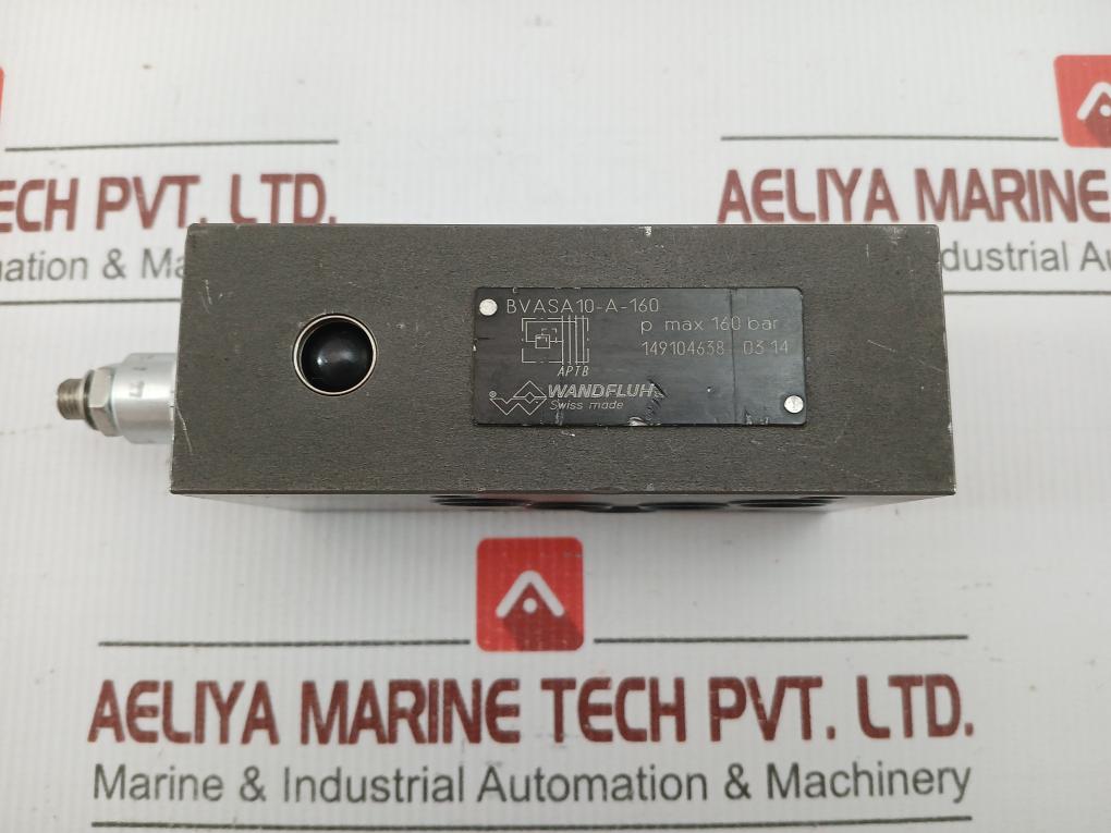 Wandfluh Hydraulic Valve 160 Bar Bvasa10-a-160
