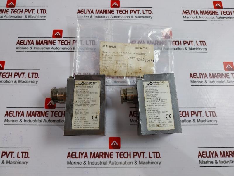 Wandfluh Mky45/18x60-g24/l15 Solenoid Valve 24vdc 15w Ip65