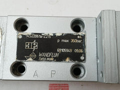 Wandfluh Sis45V-g24-m64 Solenoid Valve 24Vdc 350Bar