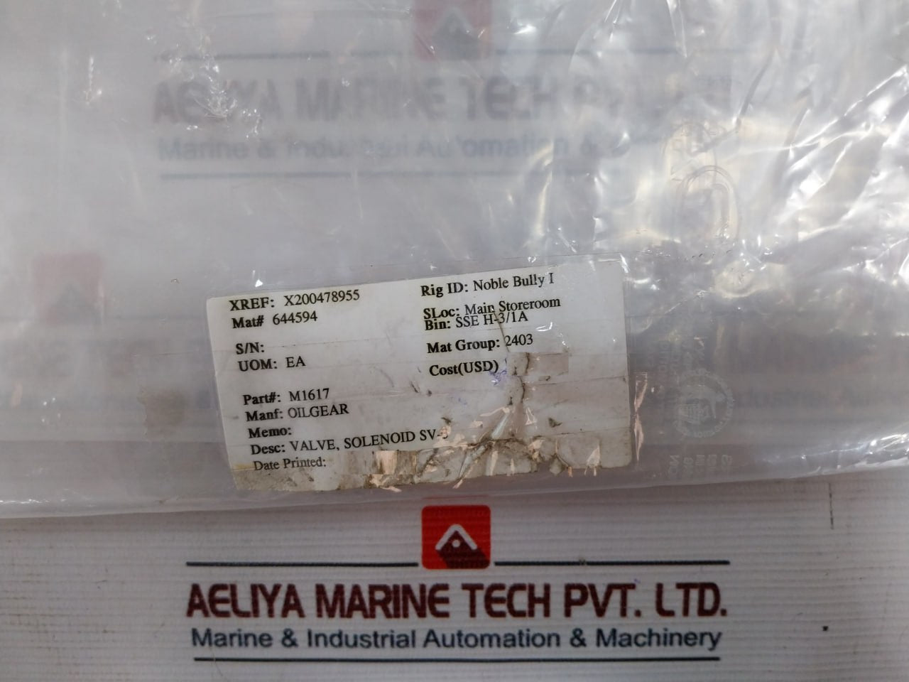 Wandfluh Mky45/18X60-g24/L15 Solenoid Valve 24Vdc Ip67