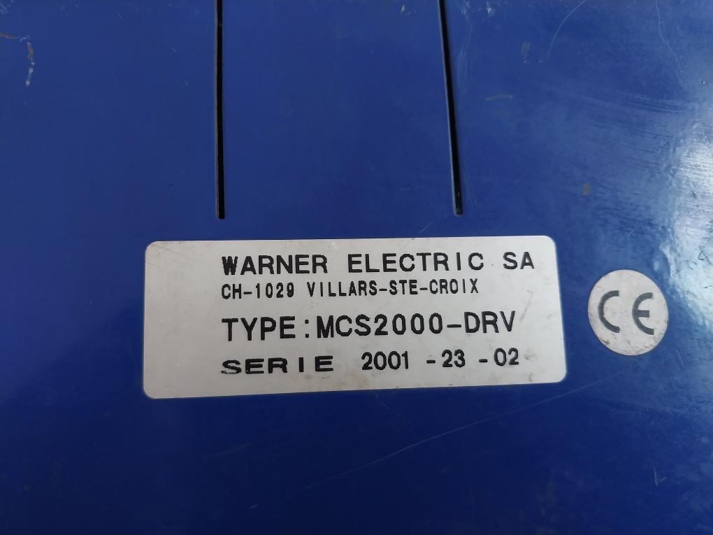 Warner Electric Mcs2000-drv Dual Channel Driver