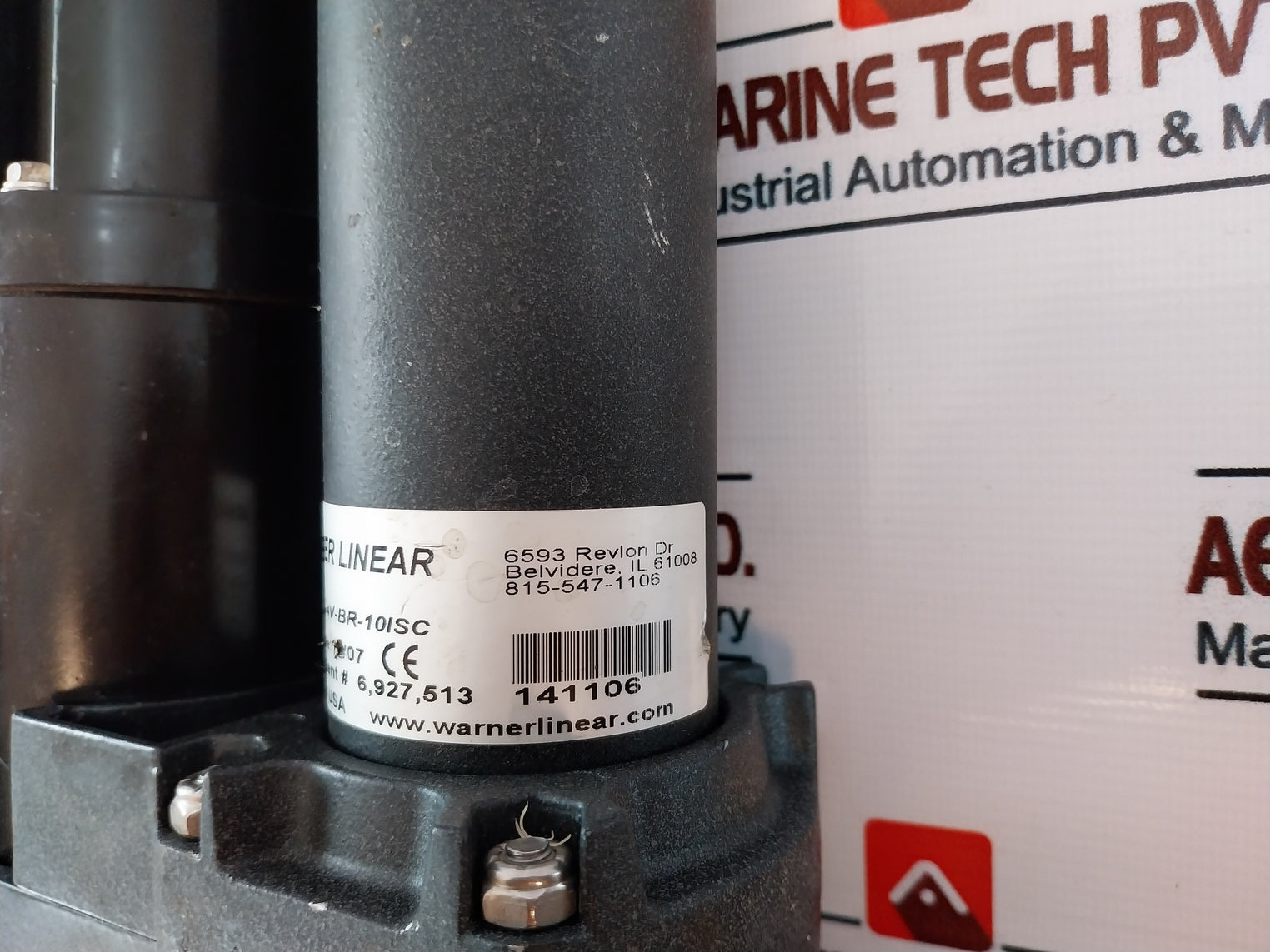 Warner Linear K2G30-24V-br-10Isc Electric Linear Actuator 6-48V Ac/Dc 50/60Hz