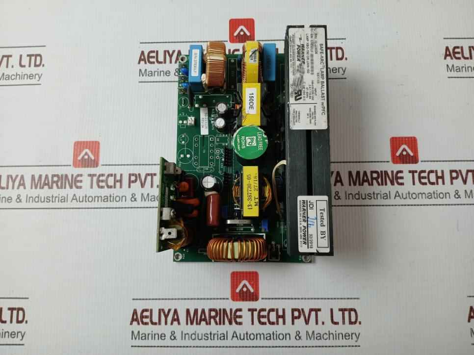 Warner Power 70-223226 Lamp Ballast W/Pfc Pcb Assy 50C Xbo-150 Rev-02