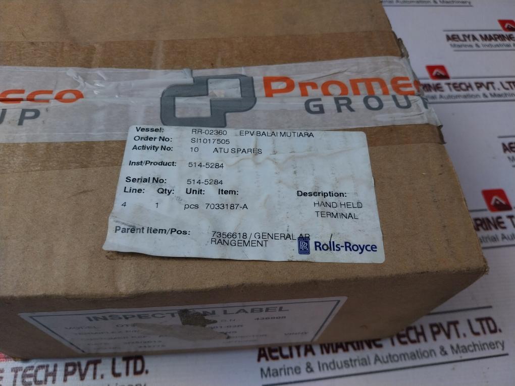 Warner Power 99-8300-09901-02R Hand Held Terminal