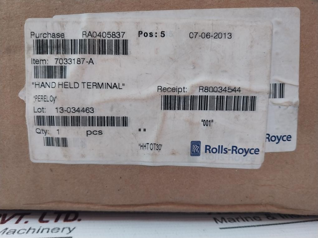 Warner Power 99-8300-09901-02R Hand Held Terminal