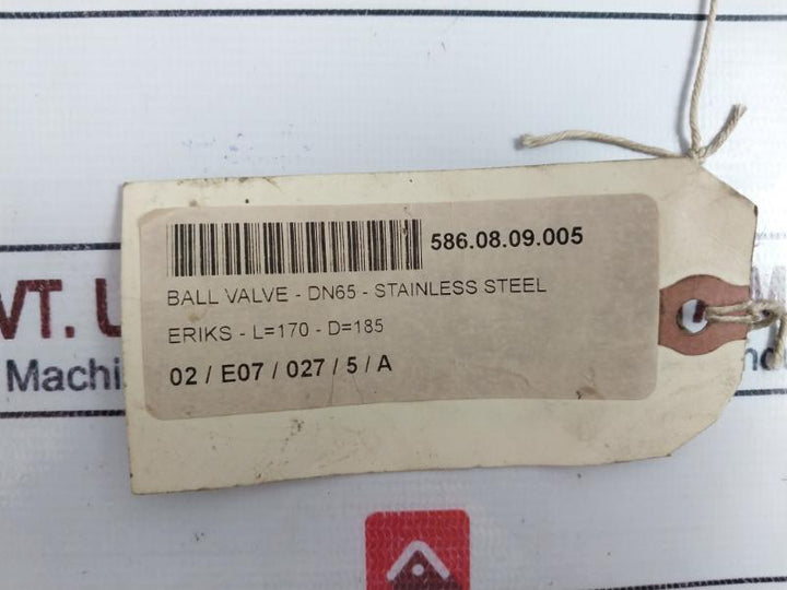 Warren Cf8m 1000wog Ball Valve Dn65 Stainless Steel