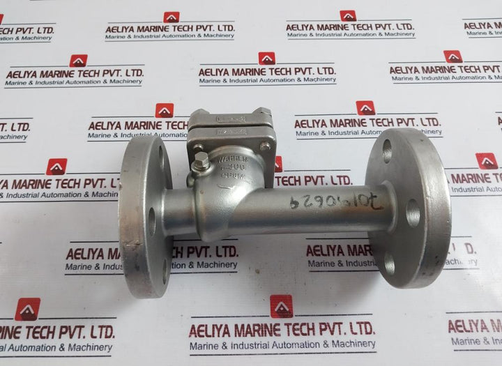 Warren Sw-ch Stainless Steel Swing Check Valve 4 Bolt Flanged End Dn 25