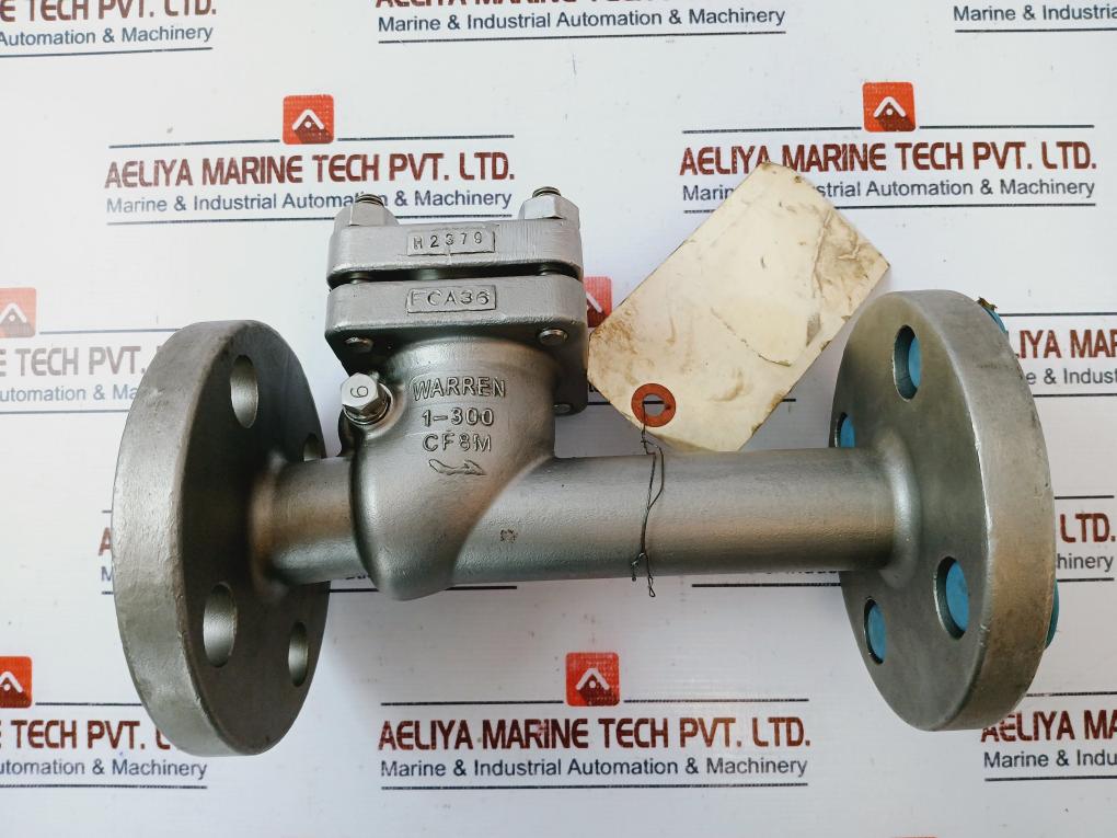 Warren SW-CH Stainless Steel Swing Check Valve DN25 Body CF8M Class 300 Size: 1