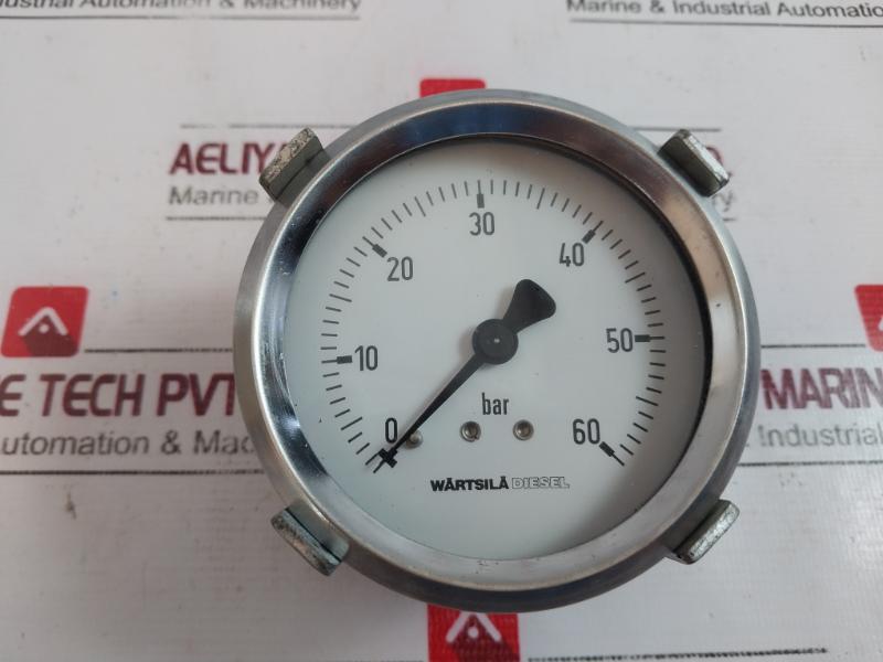 Wartsila 0-60bar Pressure Gauge