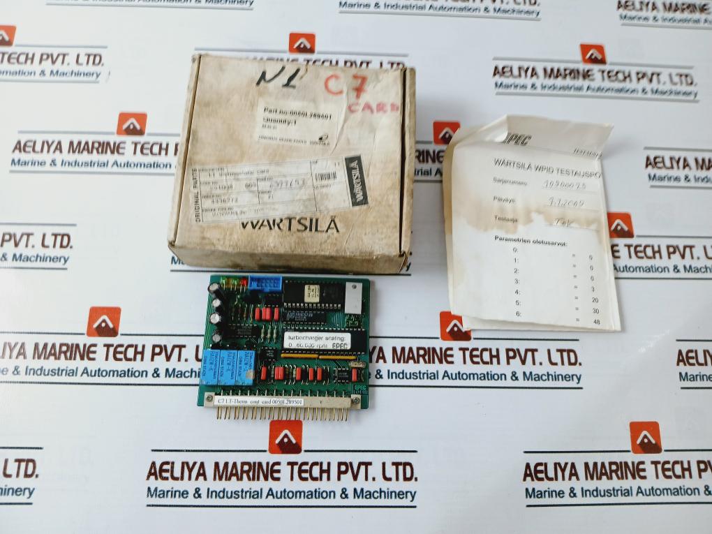 Wartsila 0050L289501 C7 Lt-therm. Control Card