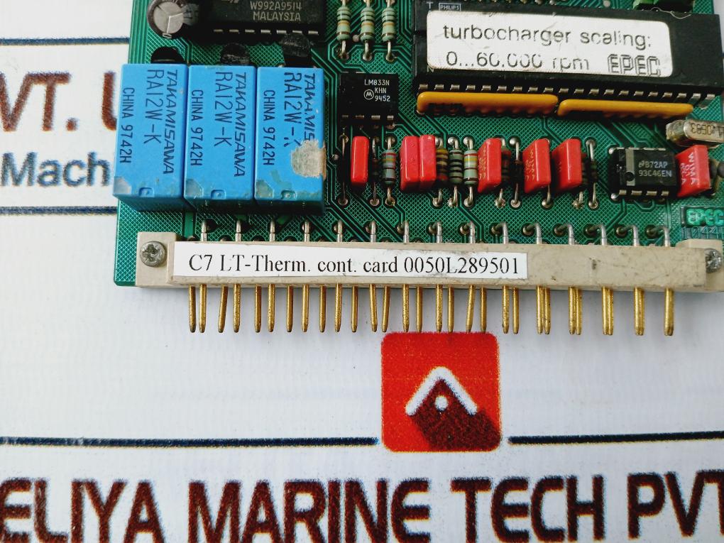 Wartsila 0050L289501 C7 Lt-therm. Control Card