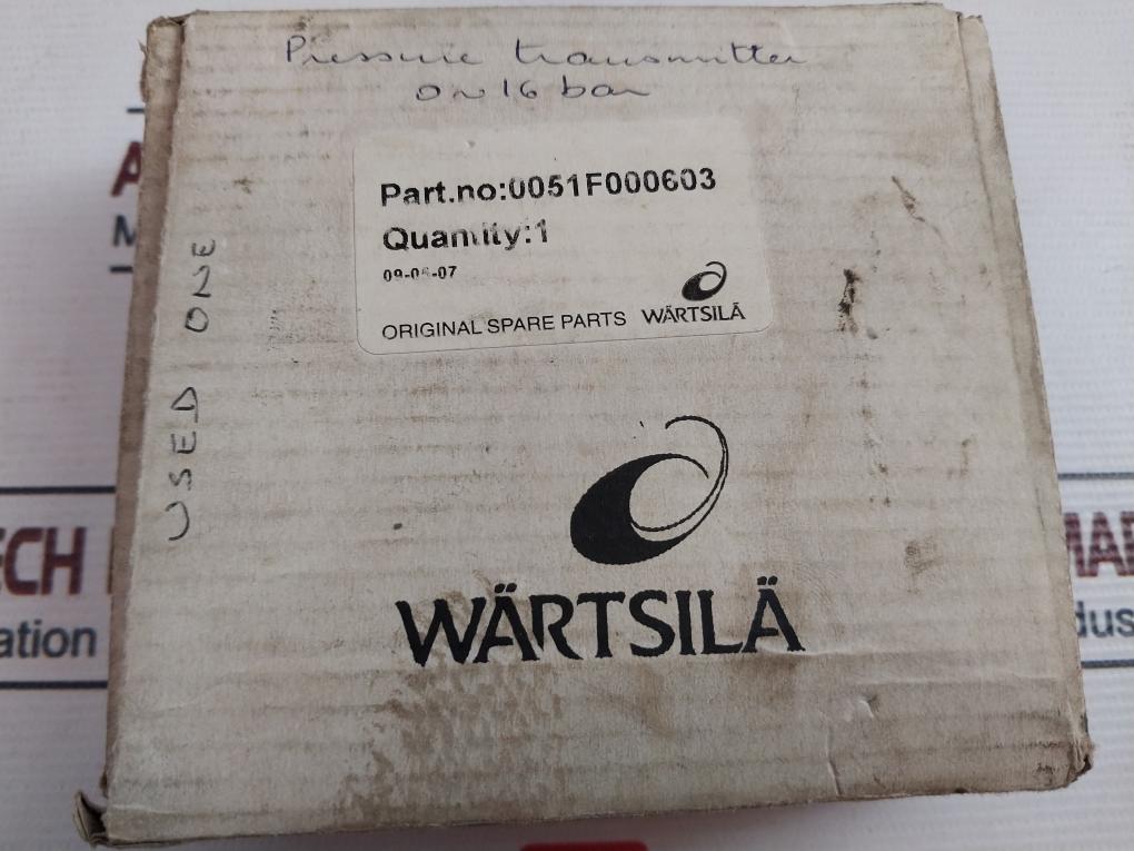 Wartsila 0051F000603 Pressure Transmitter