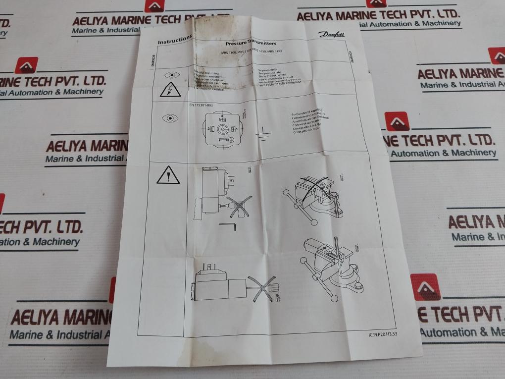 Wartsila 0051F000603 Pressure Transmitter