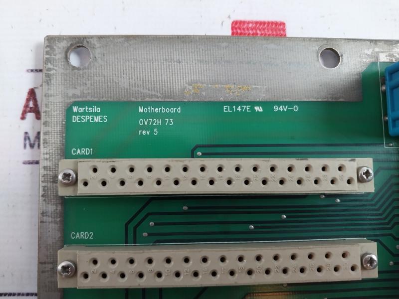 Wartsila 0v72h 73 Despemes Mother Board Rev 5 El147e