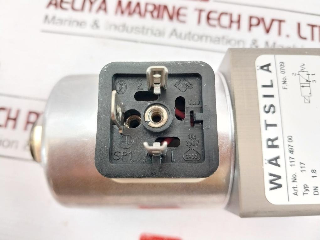 Wartsila 117 497 00 Solenoid Valve Medium Luft 24Vdc 11W 0-32Bar