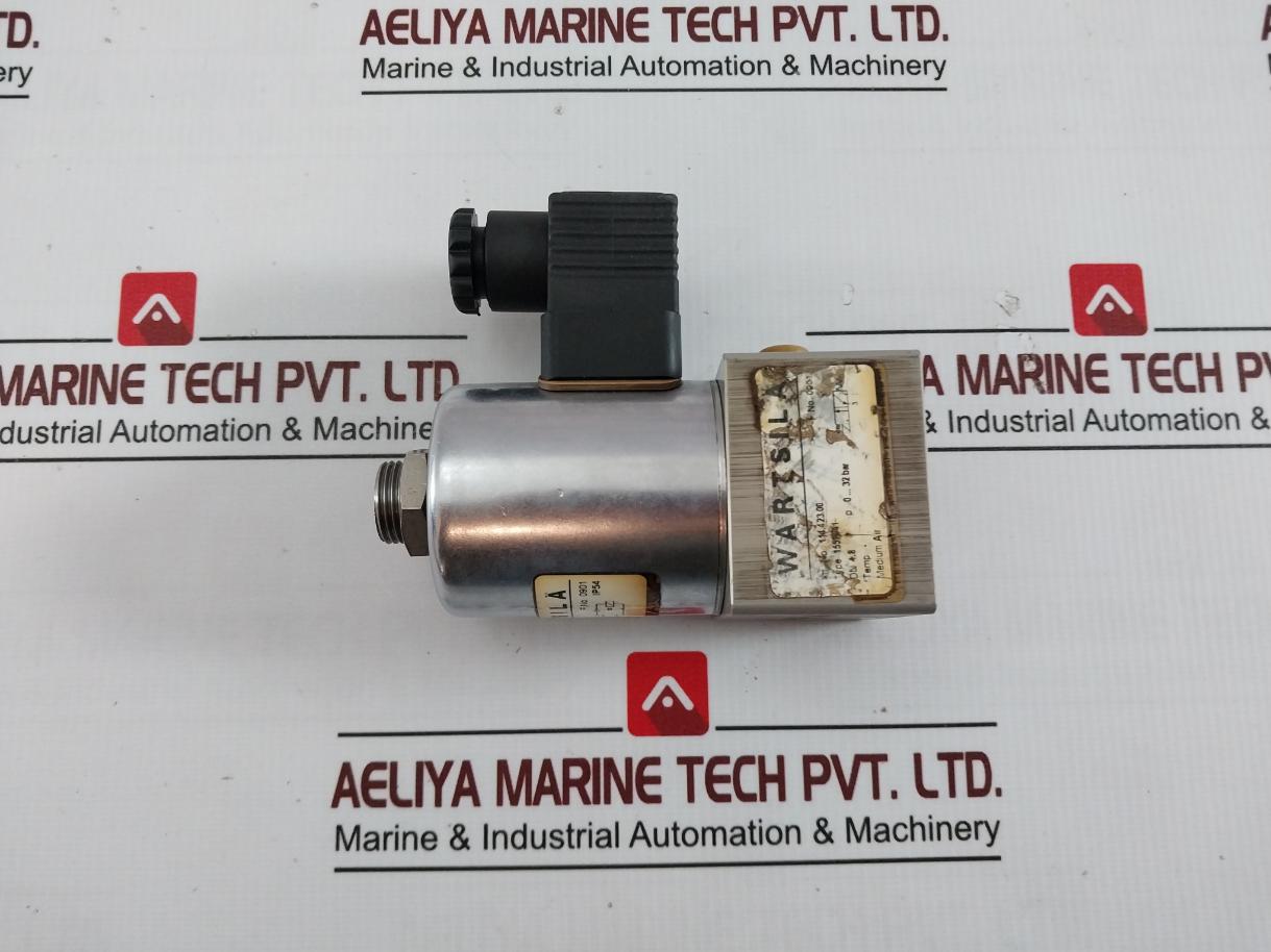 Wartsila 118.156.024N Solenoid Valve 2E27, 114.423.00 1557/41 Ip54 24Vdc 0-32Bar