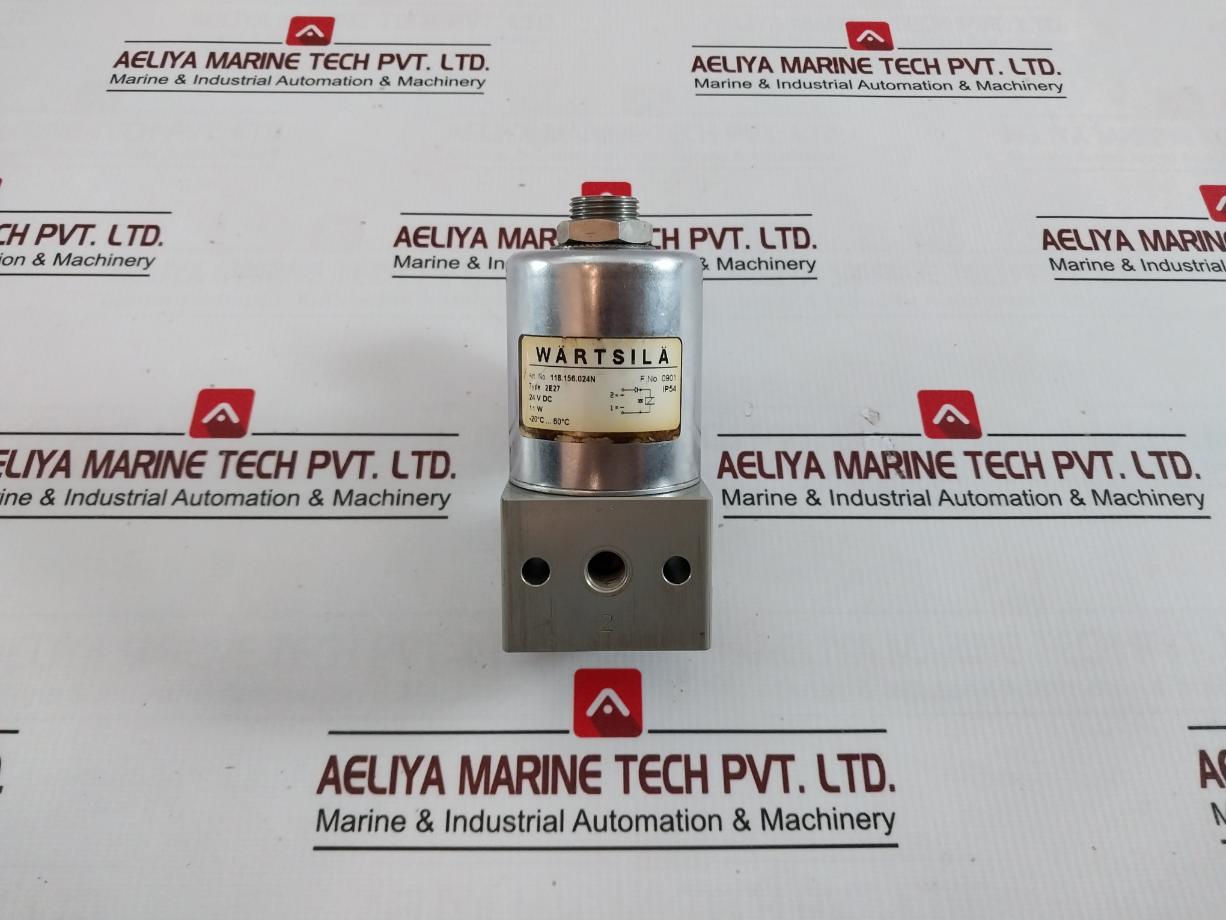 Wartsila 118.156.024N Solenoid Valve 2E27, 114.423.00 1557/41 Ip54 24Vdc 0-32Bar
