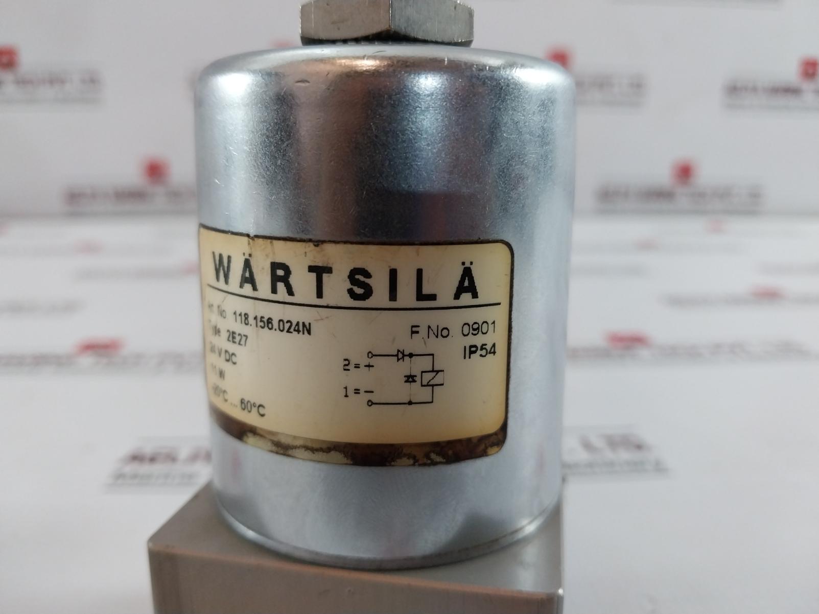 Wartsila 118.156.024N Solenoid Valve 2E27, 114.423.00 1557/41 Ip54 24Vdc 0-32Bar