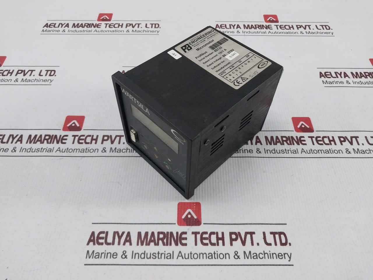 Wartsila 15/1A Amp Micromotor With A Protection Relay 80-270V