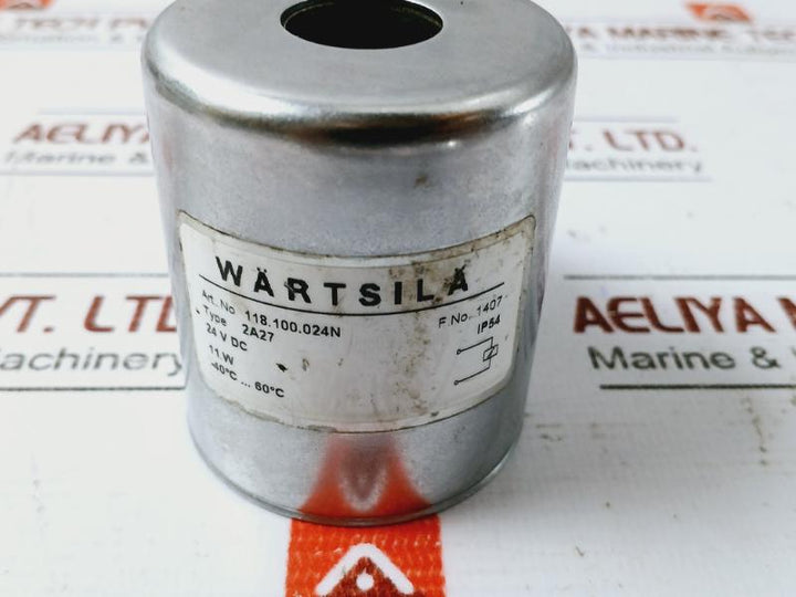 Wartsila 2A27 Solenoid Valve Coil 118.100.024N 24V Dc