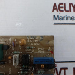 Wartsila 3V72H115-1--2--3 Relay Card