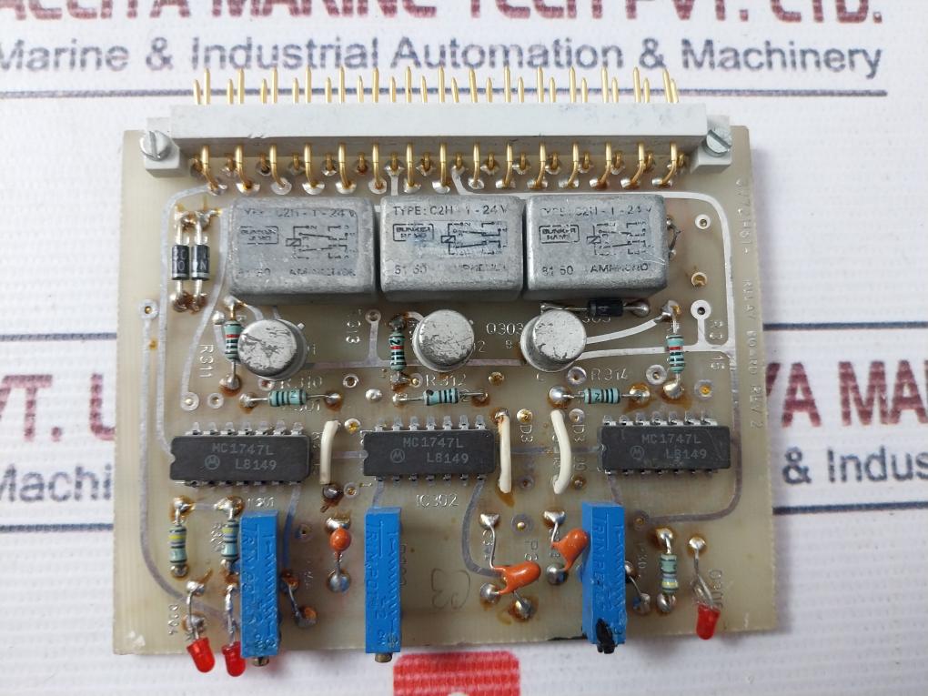 Wartsila 3V72H61 Relay Circuit Board Rev 2