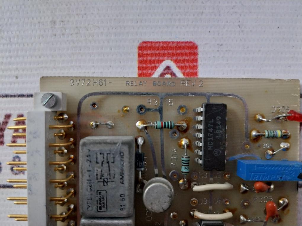 Wartsila 3V72H61 Relay Circuit Board Rev 2