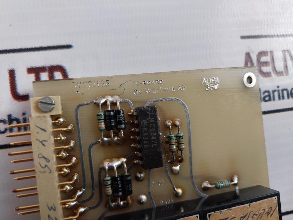 Wartsila 3V72H66 Tc-board Rev: 1
