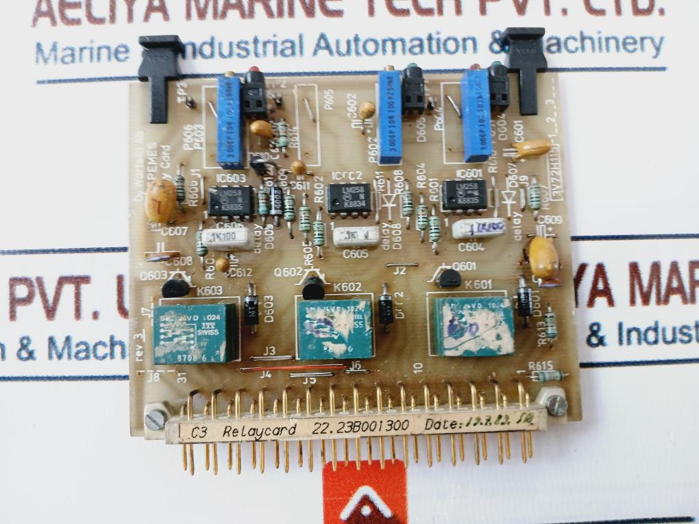 Wartsila 3V72H115 C3 Relay Card 22.23B001300