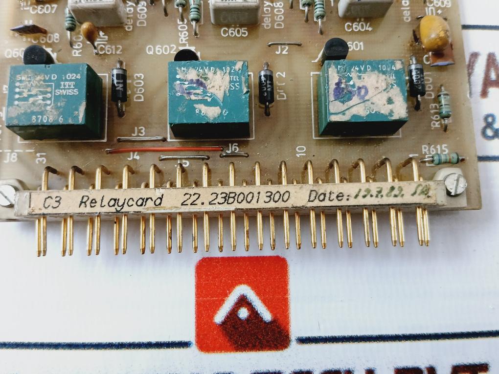 Wartsila 3V72H115 C3 Relay Card 22.23B001300