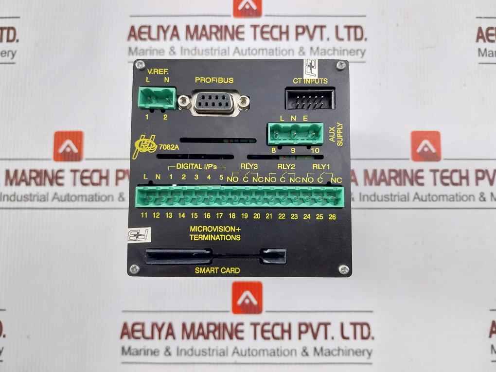 Wartsila 7082A P&B Protection Relay Vision Micromotor Set 80-270V 5/1A