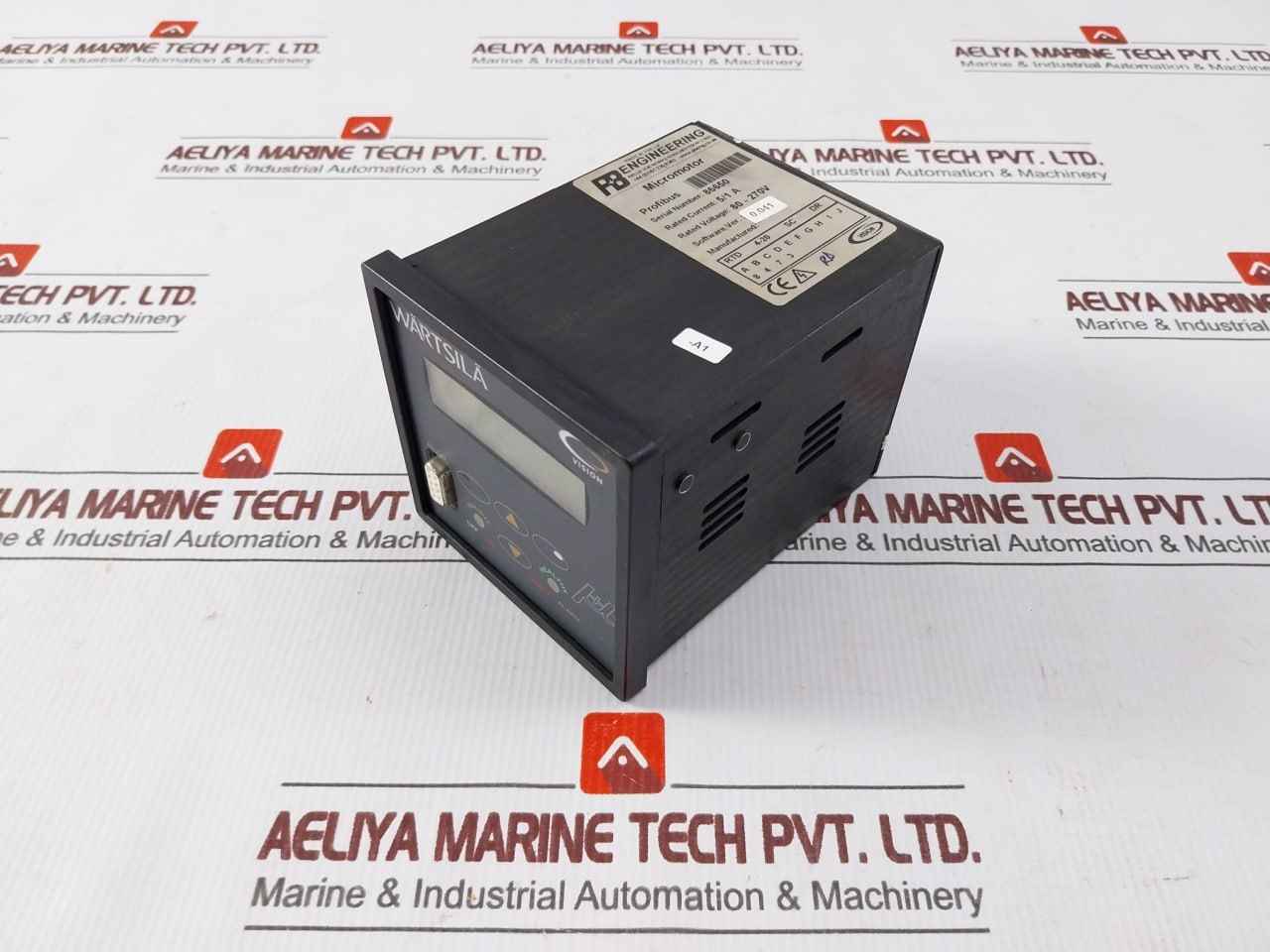 Wartsila 7082A P&B Protection Relay Vision Micromotor Set 80-270V 5/1A