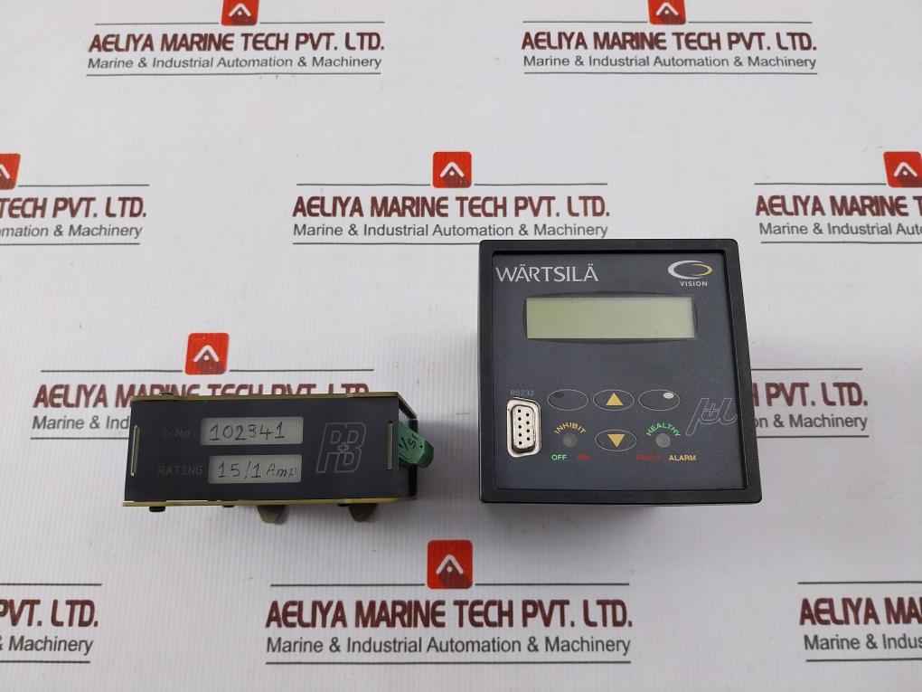 Wartsila 7082A P&B Protection Relay Vision Micromotor Set 80-270V 5/1A