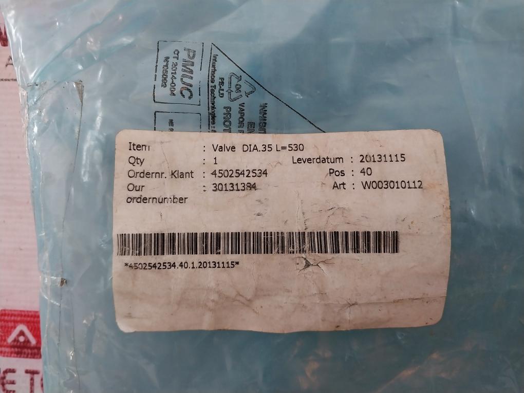 Wartsila A005455035 Control Valve Block Spool W003010112 4C18/H01678