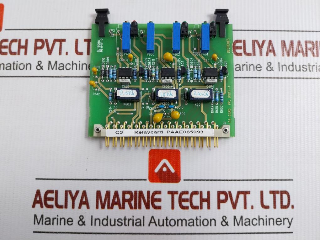 Wartsila C3 Relay Card Control Pcb Module Ppl 81813-1