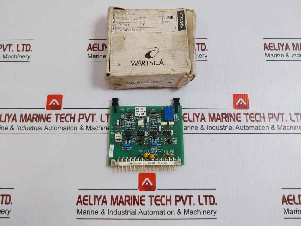 Wartsila C4 Ntc Card Engine Monitoring Pcb Ppl 81824