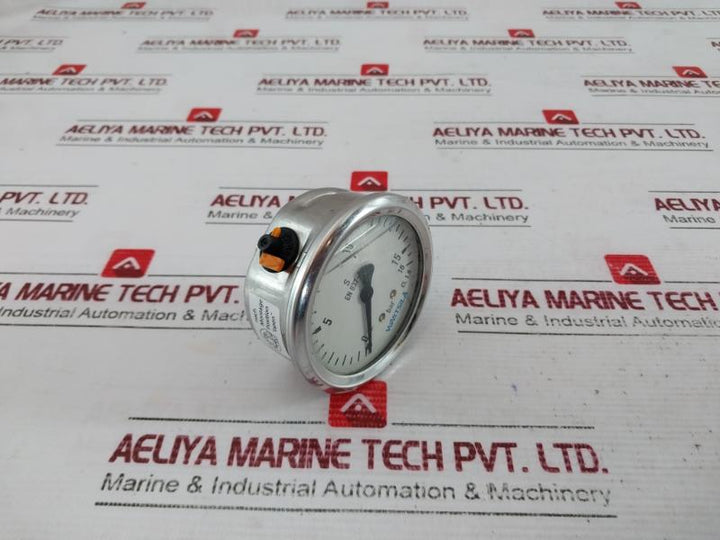Wartsila Cl 1.6 Pressure Gauge 0-16 Bar En 837-1