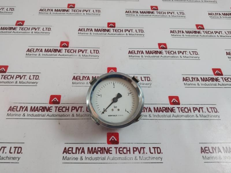 Wartsila Diesel Pressure Gauge 0 To 4 Bar