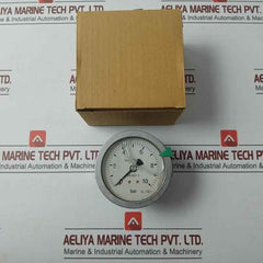 Wartsila En 837-1 Bourdon Tube Pressure Gauge 0-10 Bar