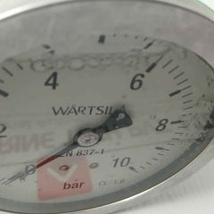 Wartsila En 837-1 Bourdon Tube Pressure Gauge 0-10 Bar