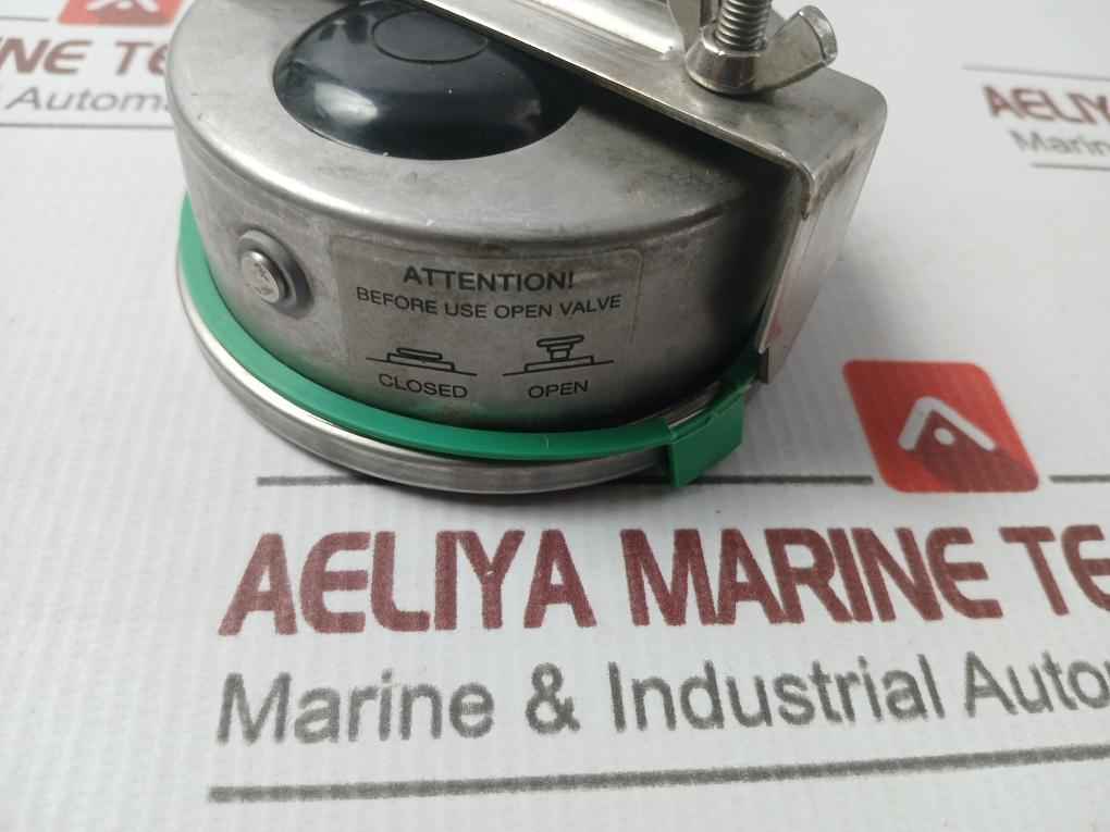 Wartsila En 837-1 Bourdon Tube Pressure Gauge 0-10 Bar