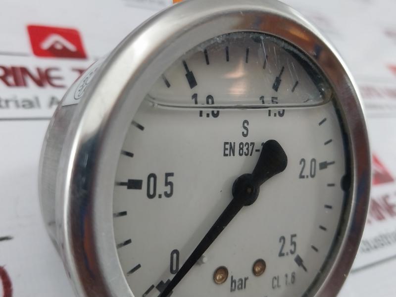 Wartsila En 837-1 Pressure Gauge 5432472427 0-2.5 Bar