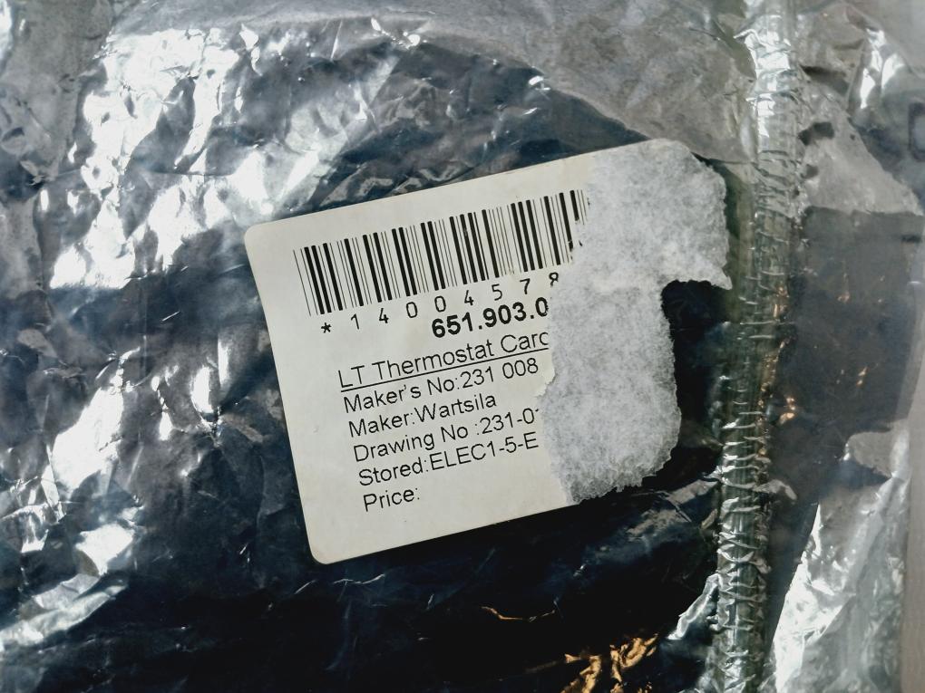 Wartsila Epec 1044B Lt Thermostat Card 0050L289501