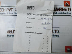 Wartsila Epec 1044B Lt Thermostat Card 0050L289501