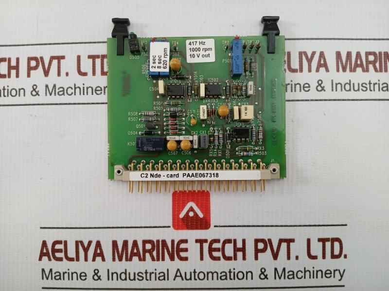 Wartsila Nde Card Speed Monitoring Module Ppl 81804, 417 Hz