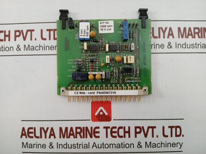 Wartsila Nde Card Speed Monitoring Module Ppl 81804, 417 Hz