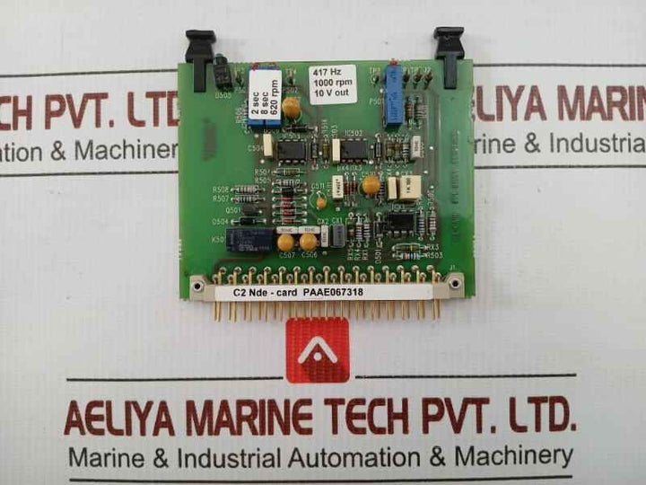 Wartsila Nde Card Speed Monitoring Module Ppl 81804, 417 Hz