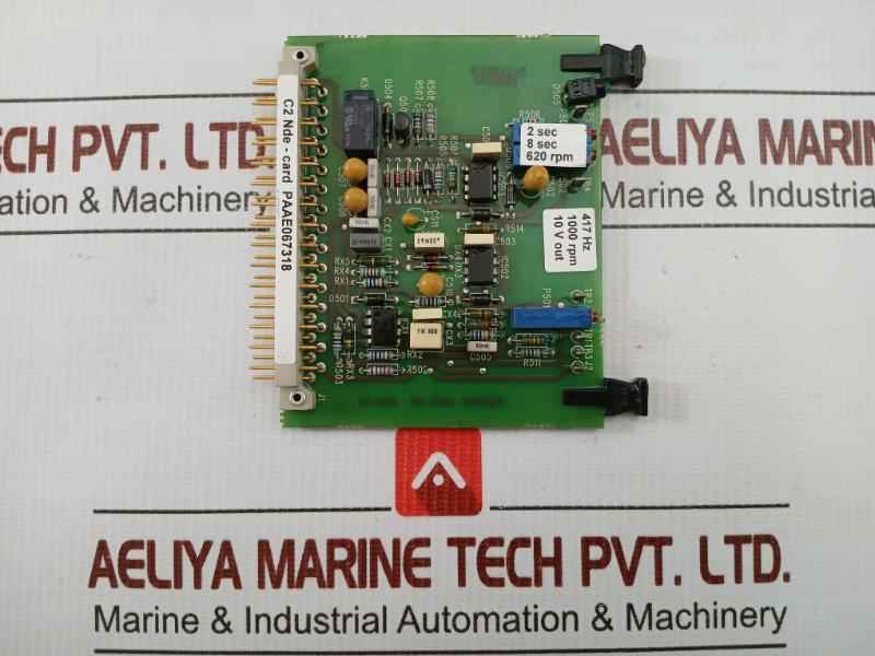 Wartsila Nde Card Speed Monitoring Module Ppl 81804, 417 Hz